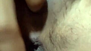 Indonesian girl teases tight pussy with slow finger play