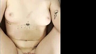 that college girl giving sloppy deepthroat blowjob in the dorm