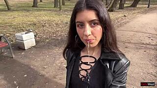 I Stroll Through Park In Boots And Latex