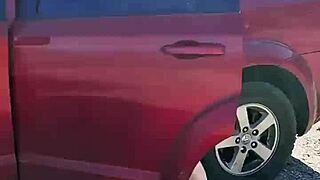 my stepniece was so horny, we had to stop and fuck right there