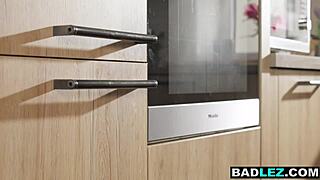 Blonde Roommate Rails Petite Lesbian Milf With Icy Dildo In Dorm