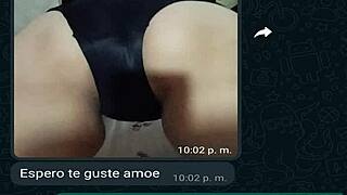 WhatsApp chat with my friend oscar's boss, i fuck her again... oops