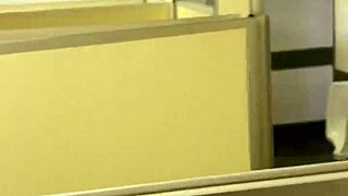 Deepvane sucks my cock in public cinema bathroom, damn! 😈