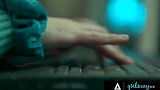 Yo, futuristic milf steals nerdy girls’ virginity in rough threesome! 🔥