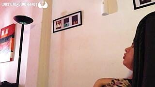 young babysitter shows off her stunning body