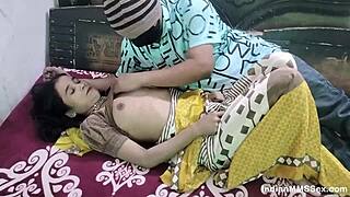 Desi Wife’s Hot Anniversary Sex with Husband