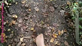 i flashed my nylon feet in the public forest walk