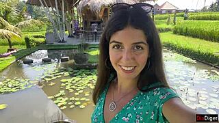 Cumwalk Dare in Public Cafe With Sperm on Face