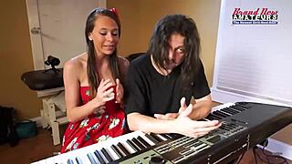 hey, watch this brunette coed cloe suck a big cock then get her shaved twat fucked deep and jizzed on