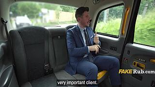 Cab driver bangs hot amateur in public car ride for cash. Outdoor cowgirl action unfolds.