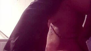 Humiliating piss shower and blowjob for slave 😈