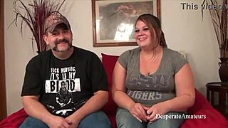 Raw casting features desperate amateurs. First-time naughty blondes dive into rough muff action.