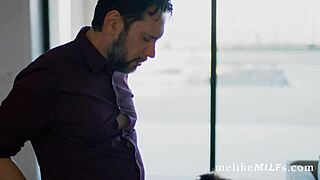 August Skye Swallows Tommy Pistol's Cock Deep In Her Wet Cunt