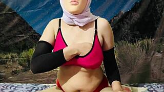 Nude Stepsister Video While Camping at Night