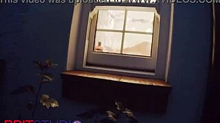 Watch Your Neighbour in Shower Flashing Wet Teen Body