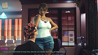 I watch my wife and stepmother play a game together