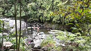 i caught this colombian couple bangin’ outdoors by a river - savannah watson is wild!