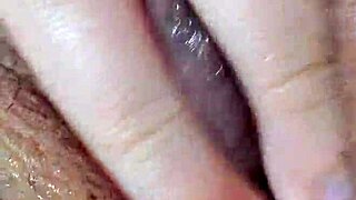 fingering pussy to orgasm alone
