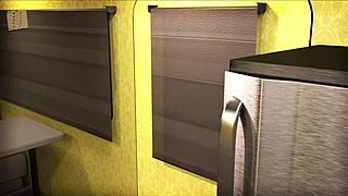 hey, check this cute curvy babe in wild 3d outfit!