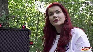 I’m thrilled with Mia May’s redhead public anal quickie!