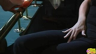 Blonde And Brunette With Big Tits Dance In Shoes, Then Lick And Finger Each Other's Clits In Passionate Lesbian Strip Club Encounter