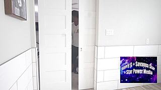 In part one, a sexy lesbian couple takes on two BBC friends.