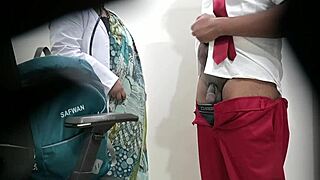 is it right for a woman to check a schoolboy's dick in public hospital?