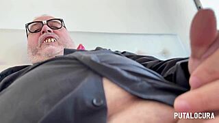 putalocura - chubby spanish laura baby with big ass confesses while banging father damián