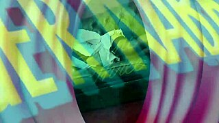 Renee richards gets a massive tittie cumshot as stacey saran watches