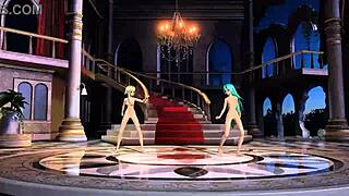In The World Of Hatsune Miku And Gumi, They Appear Fully Nude In The Cendrillon Project Diva Mod