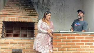 Did the boss lady trick the plumber just to get alone in the bathroom?