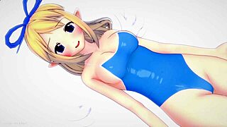 Flonne Rides Big Dick!