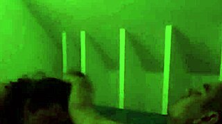 Chubby step-mom intensely plays with toy and gives blowjob to amateur Lexie Grants.