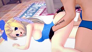 Flonne Rides Big Dick!