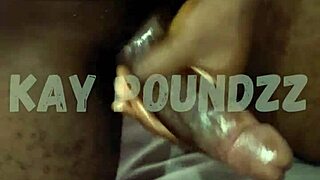 Guy jerks off watching porn and cums everywhere