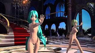 In The World Of Hatsune Miku And Gumi, They Appear Fully Nude In The Cendrillon Project Diva Mod