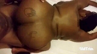 wife enjoys big black cock in homemade session