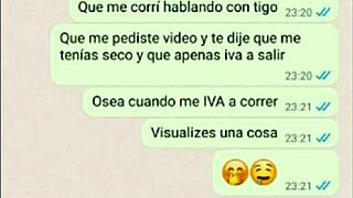 My girlfriend tries my load and says she loves it during our web chat.