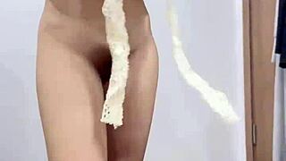 Unboxing Unbox Me: Feeling Every Inch of This Asian Teen's Close-Up Workout.