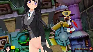 Yukari katsubari feels the thrill of stripping in a bossfight, her clothes ripping as she dances seductively.