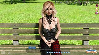 Ep27 helping stacy by the tree with the hotties