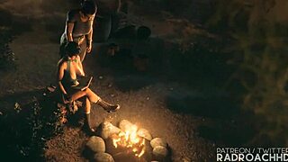 Lara's Guts Get Rocked Hard by Futanari in Extended Action