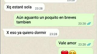 My girlfriend tries my load and says she loves it during our web chat.