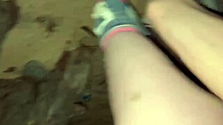 Skinny 18yo Banging Foreign Teacher Publicly On Florida Beach