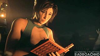 Lara's Guts Get Rocked Hard by Futanari in Extended Action