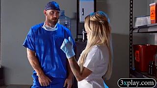 i watched the tattooed blonde nurse suck my monster cock in the hospital