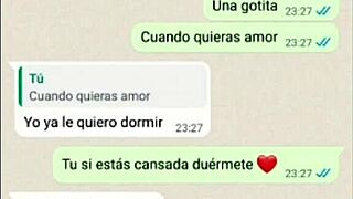 My girlfriend tries my load and says she loves it during our web chat.