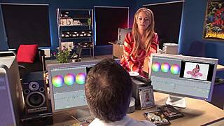 Tia Layne and Jenny Babby indulge in solo play with bulbous glass toys