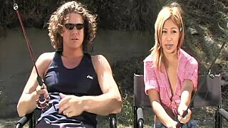 milf kat gets fucked hard and takes a cumshot on her shaved pussy