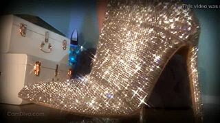 Mesmerize Her Slave With Those Sparkle Boots 😍